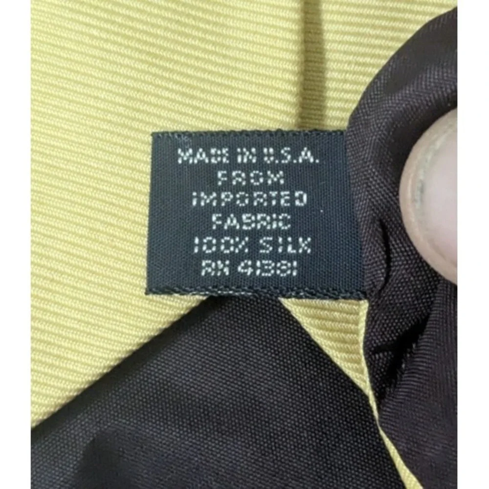 VTG Polo Ralph Lauren Silk Tie Fox Hunt Horn Equestrian Handmade USA 58x3.5
